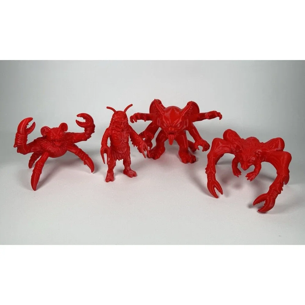 Angry Red Planet Martian Monster Toys Lot of 4